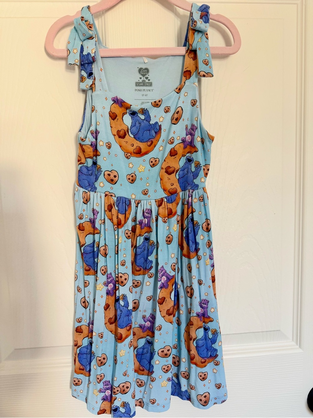 Posh Peanut x Care Bears & Cookie Monster dress 5t/6t